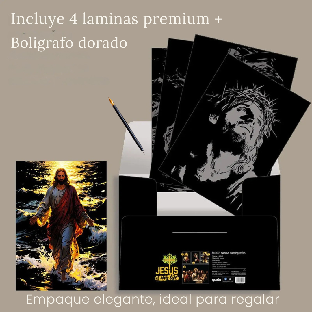 Arte para rascar de Jesus