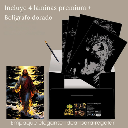 Arte para rascar de Jesus