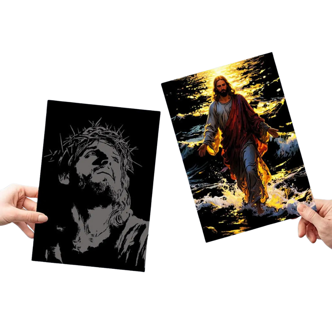 Arte para rascar de Jesus